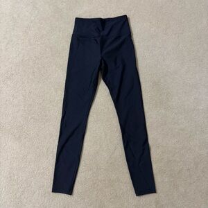 Athleta Navy Shine Elation Leggings